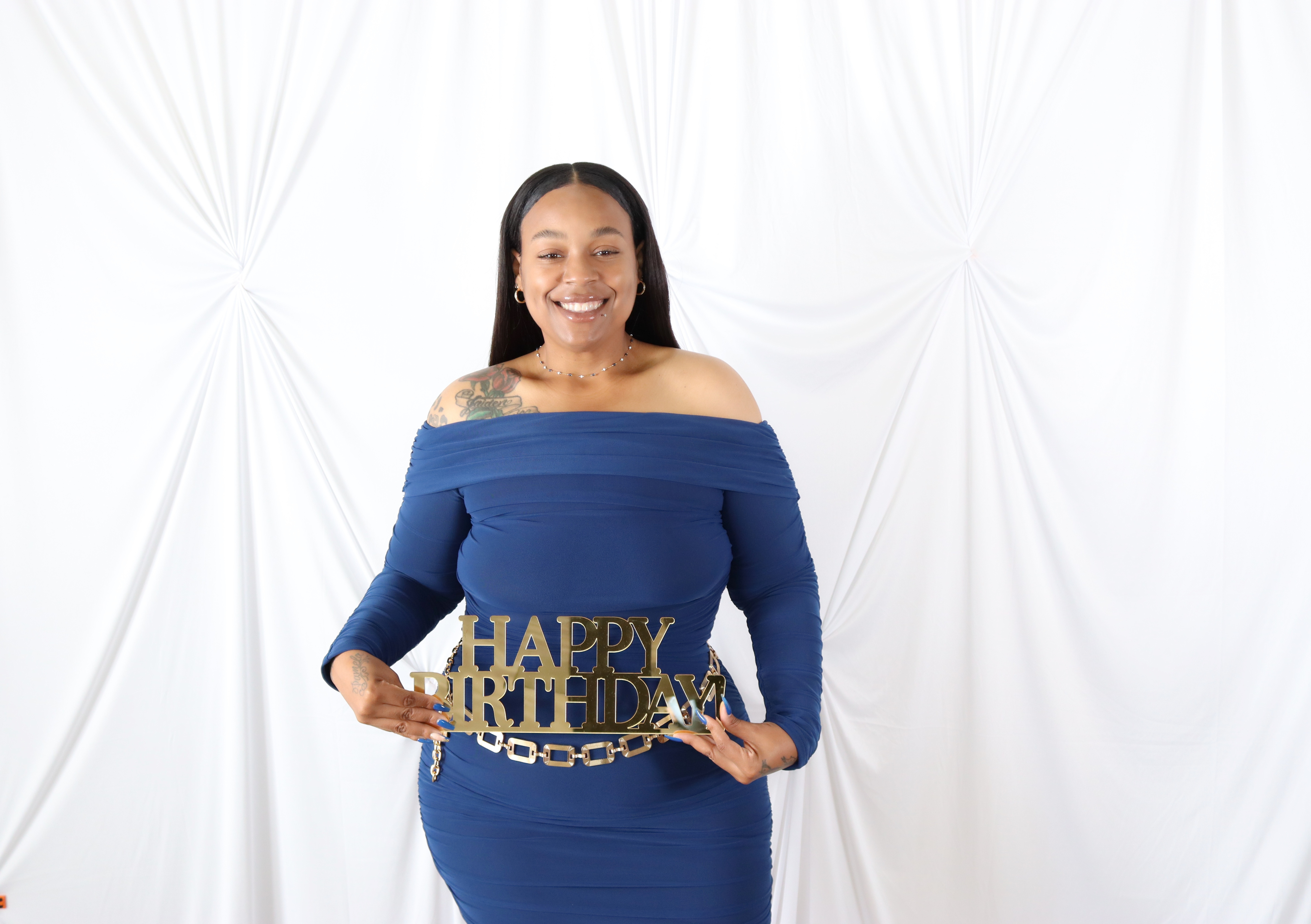 Stylish solo pose showcasing premium experience